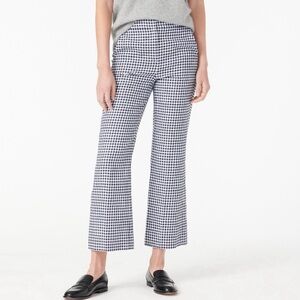 J. Crew Hayden Kickout Crop Pants Gingham